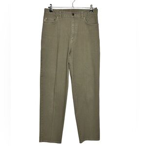 Lauren Ralph Lauren Pale Olive Green Jeans. Size: 8